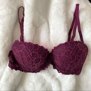 NWOT PINK Victoria Secret Push-up Bra